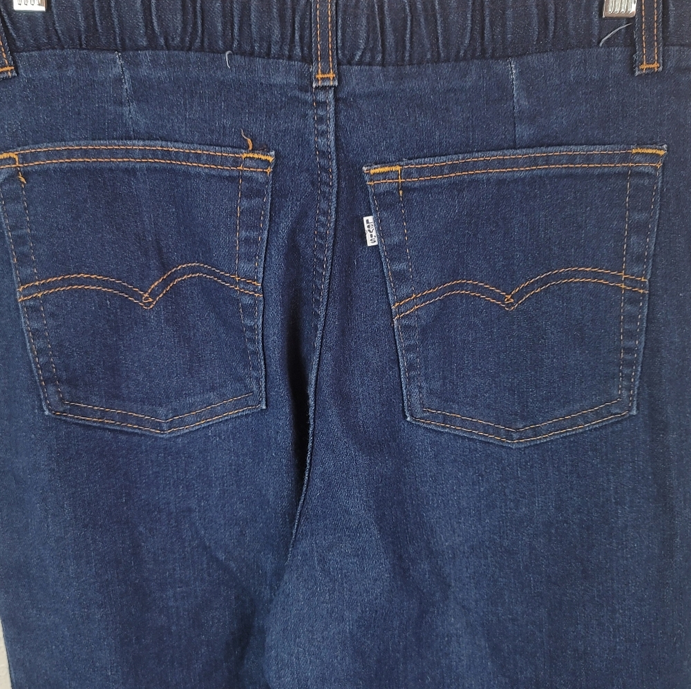 Vintage 1970s Levis HighRise Elastic Back Jeans 16 - Picture 12 of 12
